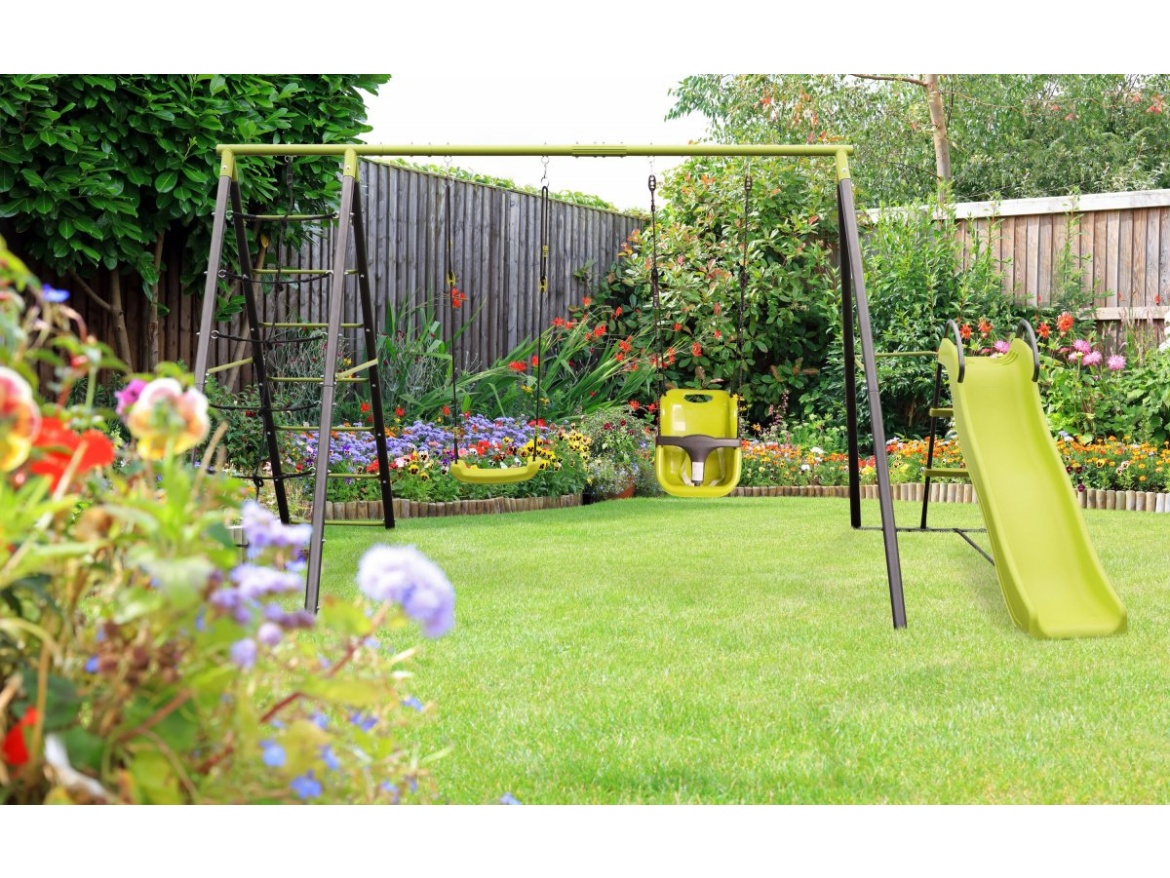 G21 Houpačka  plastový sedák zelený, 2 ks