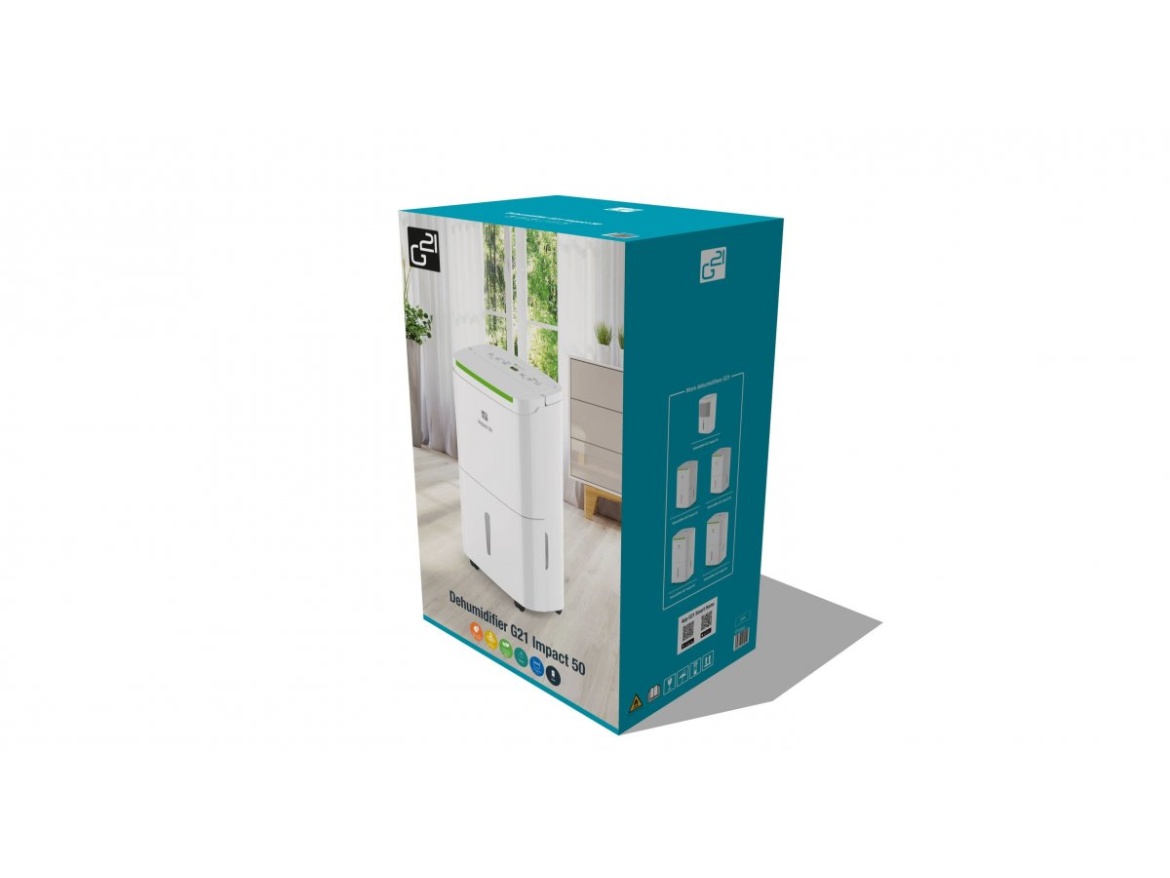 G21 Odvlhčovač  Impact 50, kapacita 50l/24h, WiFi