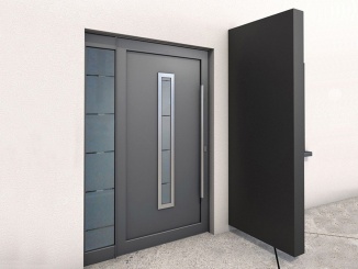 Vchodové striešky Gutta – Guttavordach BS (bočná stena) antracit 220 x 90 cm