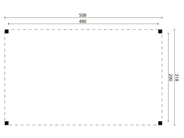 Tuindeco DIY curtainsider construction Red Class