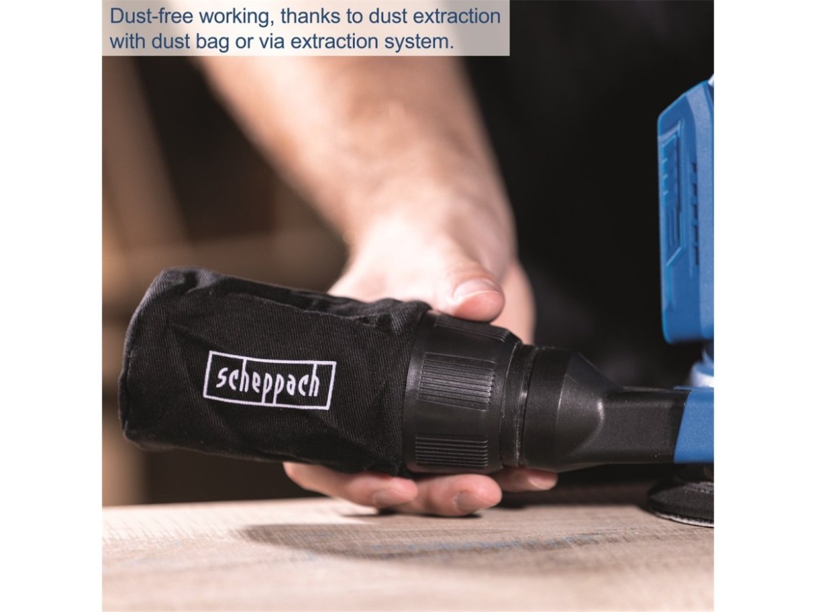 20 V IXES aku excentrická bruska (bez baterie a nabíječky) Scheppach C-OBS125-X