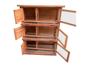 Drevená králikáreň Scobax Nero