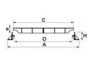 Liatinová mreža Gabex Aquamax C250