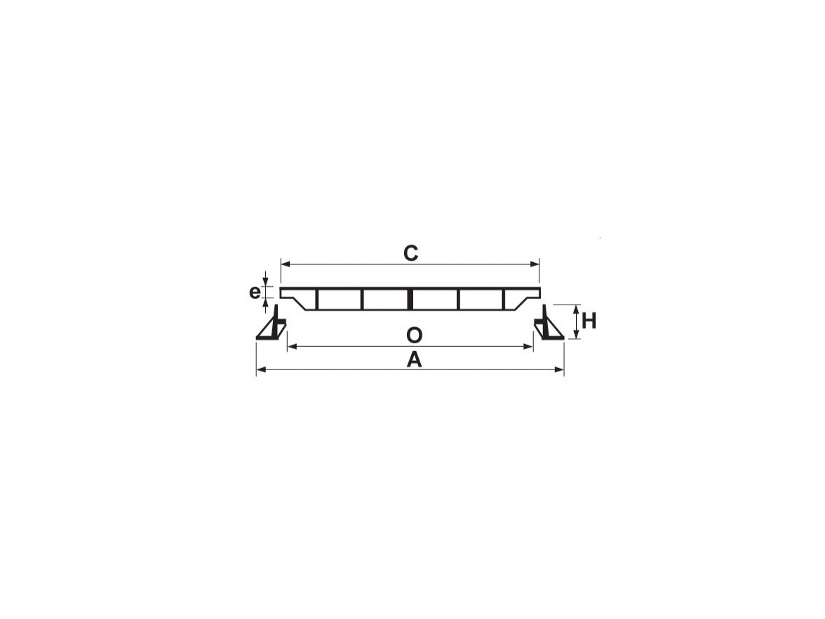 Litinová mříž Gabex Aquamax C250