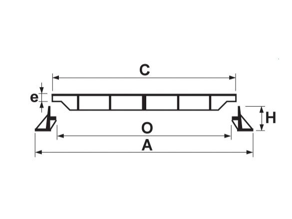 Litinová mříž Gabex Aquamax C250