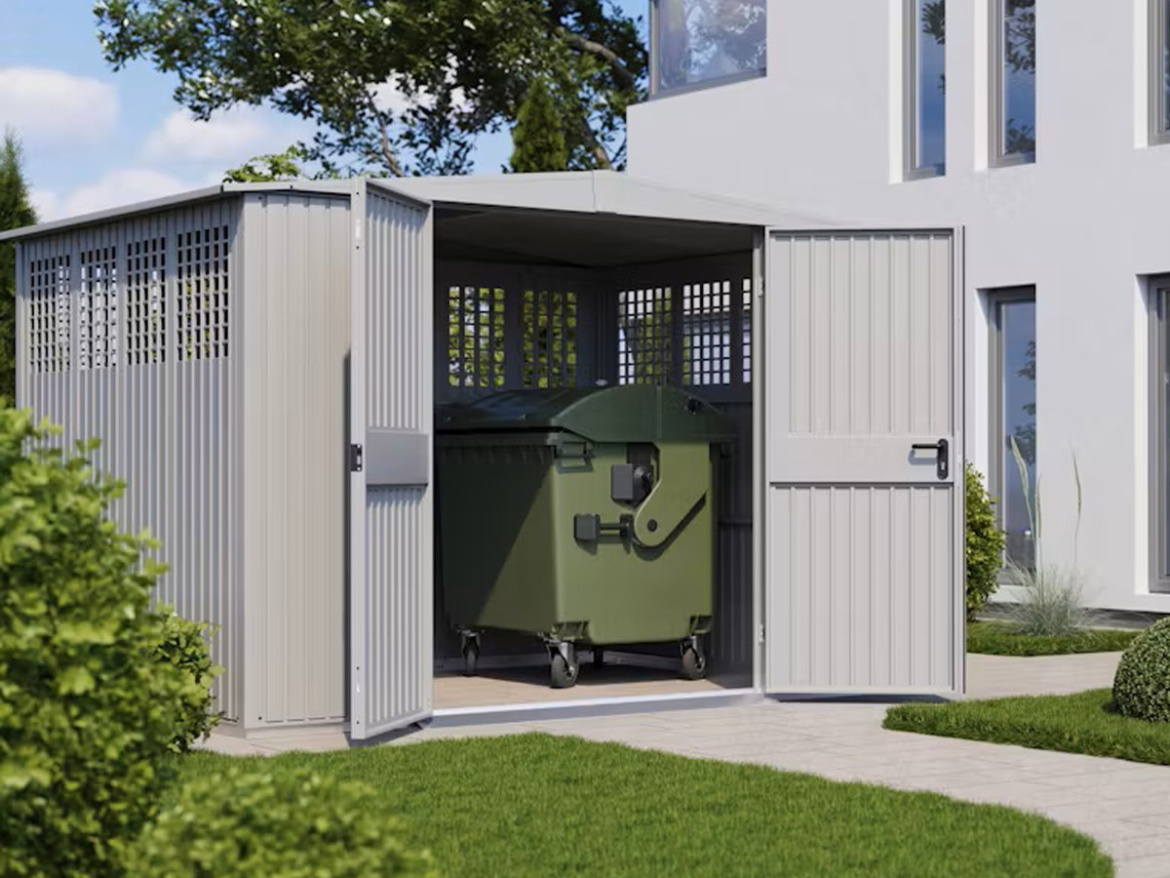 Plechový záhradný domček Hörmann Berry Classic sedlová střecha