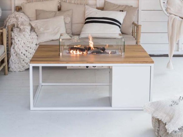 Stôl s plynovým ohniskom COSI Cosiloft 120 Wood