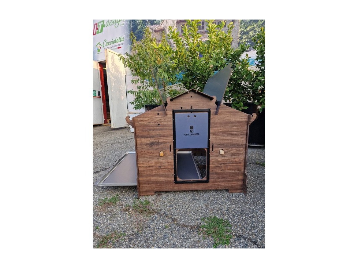 Kurník Scobax Kurník POLLY SIMPLY L – odolný HPL kurník pro 6–8 slepic bez údržby + možnost Polly AutoDefender