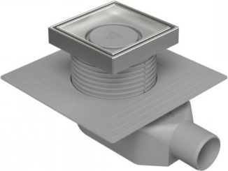 Technická sanita –  Chuděj SS 50 125 x 125 mm, oceľ, Ceramics, K3