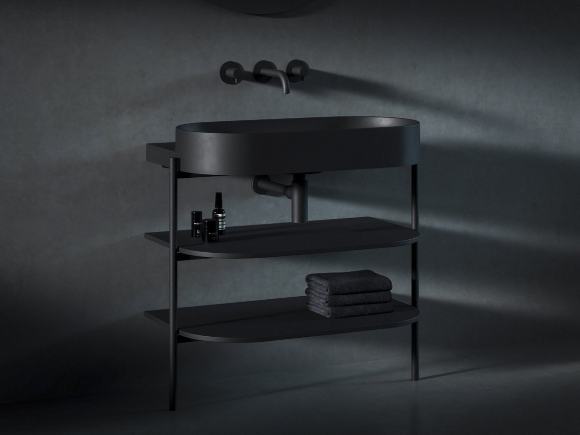 Ravak Konštrukcia pod umývadlo CS Yard 60, Smoke Grey