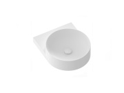 Ravak Umyvadlo Yard 40, bez otvoru pro baterii, bez přepadu, Alabaster Pink