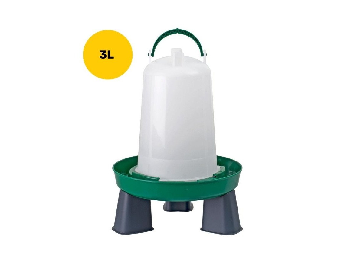 Scobax Bajonetová napáječka pro drůbež s nožičkami - 3 L