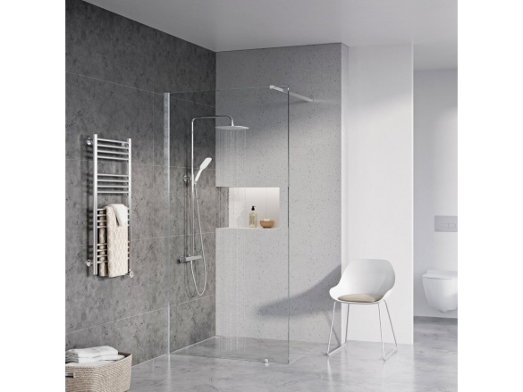 Ravak Walk-In Wall Set 70, čierna+transparent