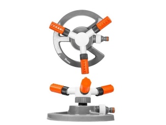 Fóliafák –  Bradas Rotační zavlažovač 3 ramenný -  WHITE LINE