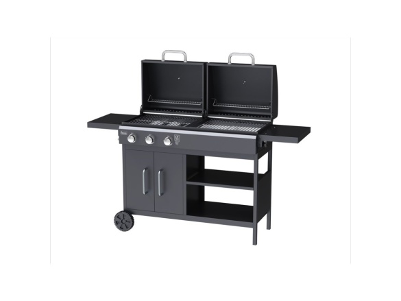 Hybridní gril  na plyn i dřevěné uhlí Activa Combo III