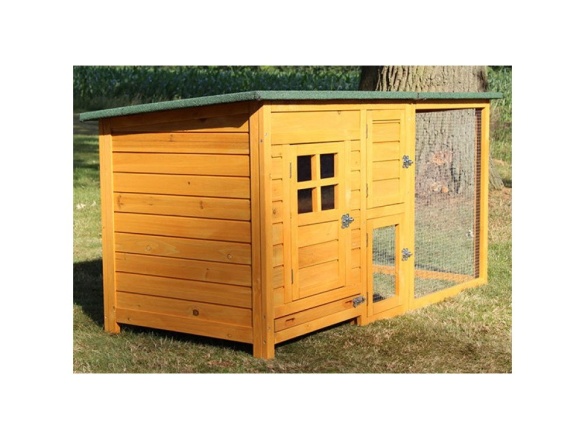 Tyúkól Scobax Dřevěný kurník TEMELÍN MAXI, 2150x650x800 mm