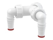 Alcadrain Přípojka dvojitá  G1"/17-23,  P148