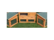 Scobax Dřevěná králíkárna PRACHATICE, 1800x620x720 mm