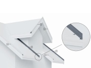 Vnitřní závětrná lišta Budmat WW 83 L/P