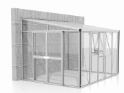 Skleník k stene Vitavia Athena