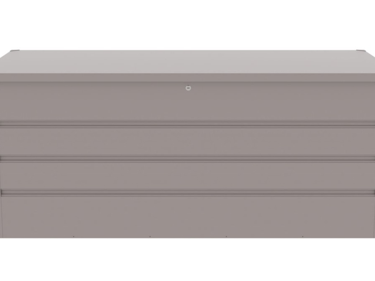 G21 Zahradní box  Denver 770 L, šedý plechový