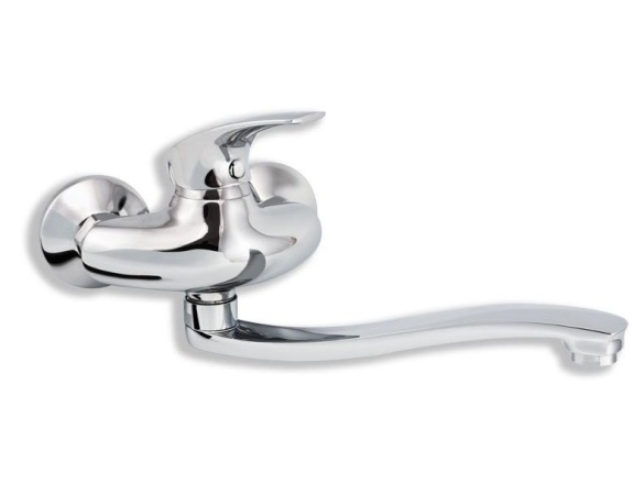 Novaservis Umyvadlová baterie Metalia 57 100 mm, chrom, nástěnná,  57074,0