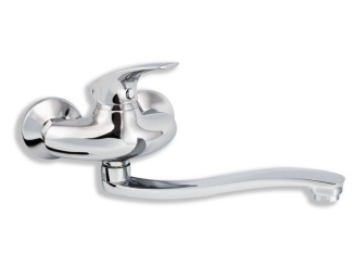 Vodovodní baterie – Novaservis Umyvadlová baterie Metalia 57 100 mm, chrom, nástěnná, 57074,0