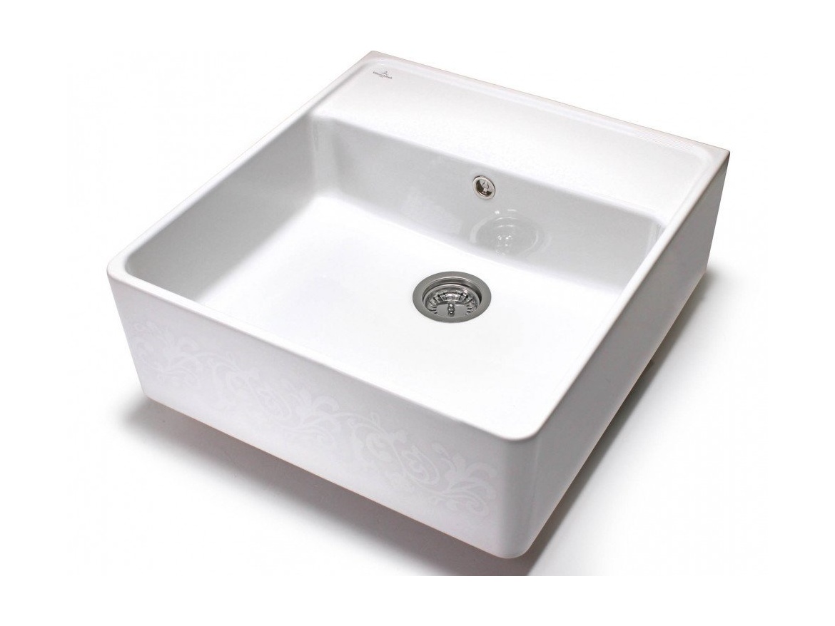 Kuchyňské dřezy Villeroy & Boch Single 595 White Pearl