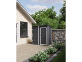 Keter Zahradní domek Keter Essential Shed 6x4 - 112 × 184 × 195 cm - tmavě šedý/bílý