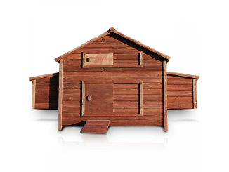 Kurníky –  Scobax Dřevěný kurník a husník MOSKVA, 1880x1130x870 mm