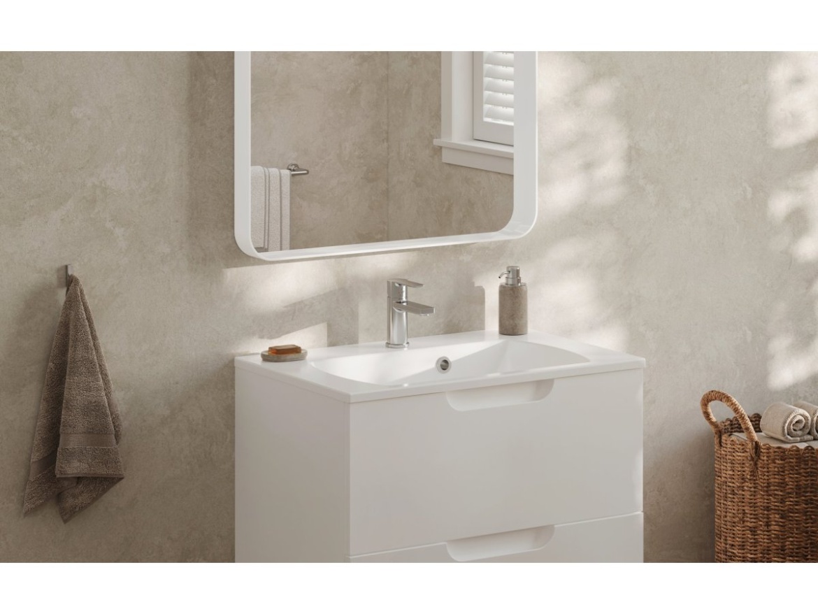 Ravak SL 012.20BLM Umývadlová batéria 135 mm bez odtokovej armatúry, čierna matná