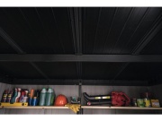 Plastový záhradný domček Keter Zahradní domek  Artisan 9x7 grafitový/šedý, s podlahou