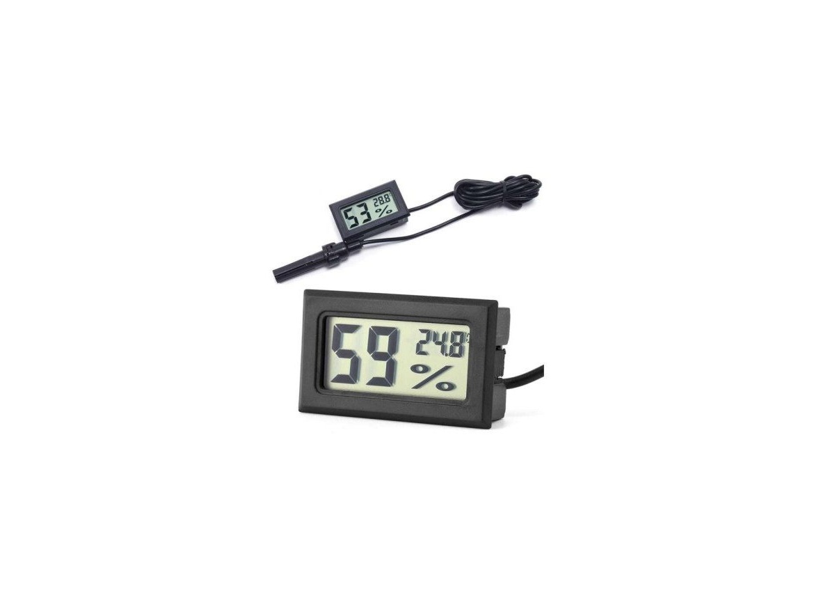 Scobax Digitální teploměr s vlhkoměrem - LCD display