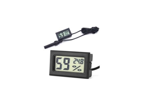 Scobax Digitální teploměr s vlhkoměrem - LCD display