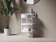 Ravak Konstrukce pod umyvadlo CS Yard 80, Alabaster Pink