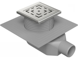 Műszaki higiénia –  Chuděj SS 50 125 x 125 mm, acél, Labirintus, K3