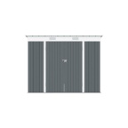 Plechový záhradný domček Riwall PRO RMSP 6x8 Anthracite