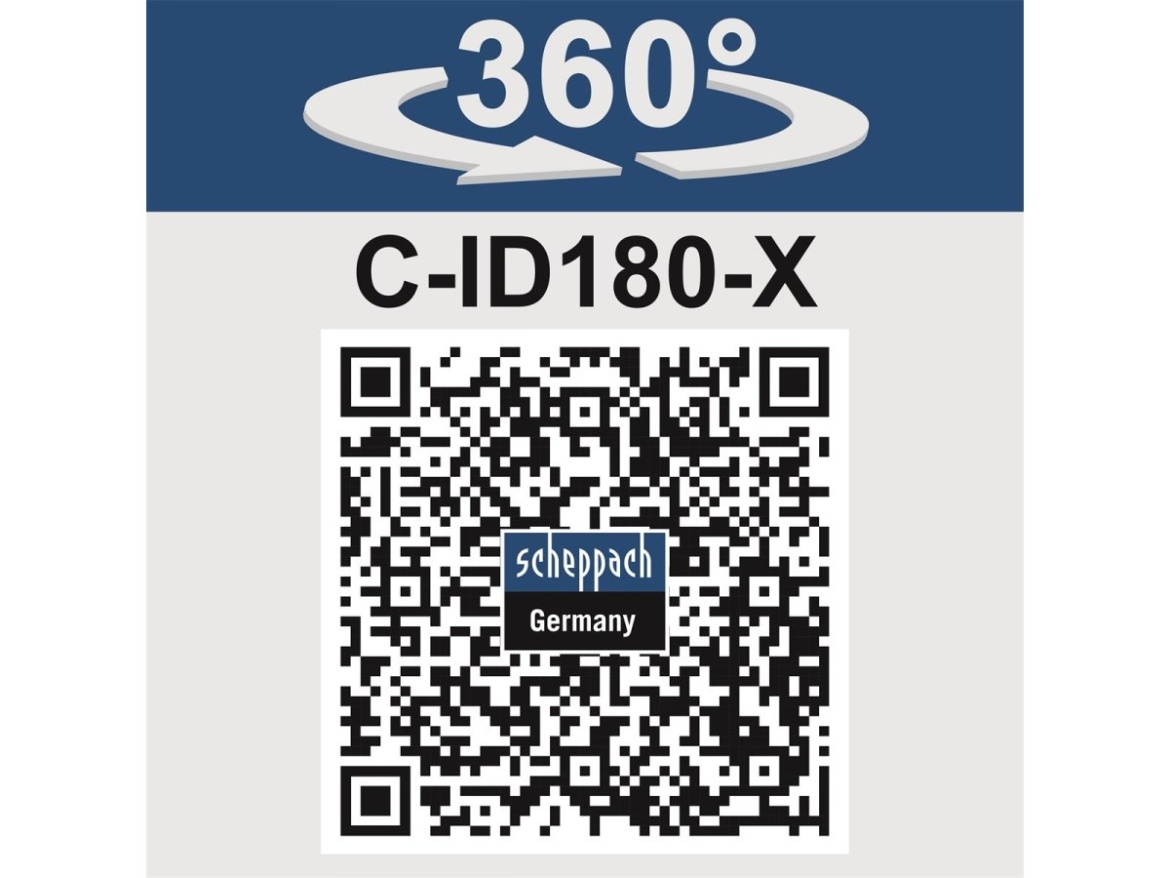 20 V IXES aku rázový utahovák (bez baterie a nabíječky) Scheppach C-ID180-X