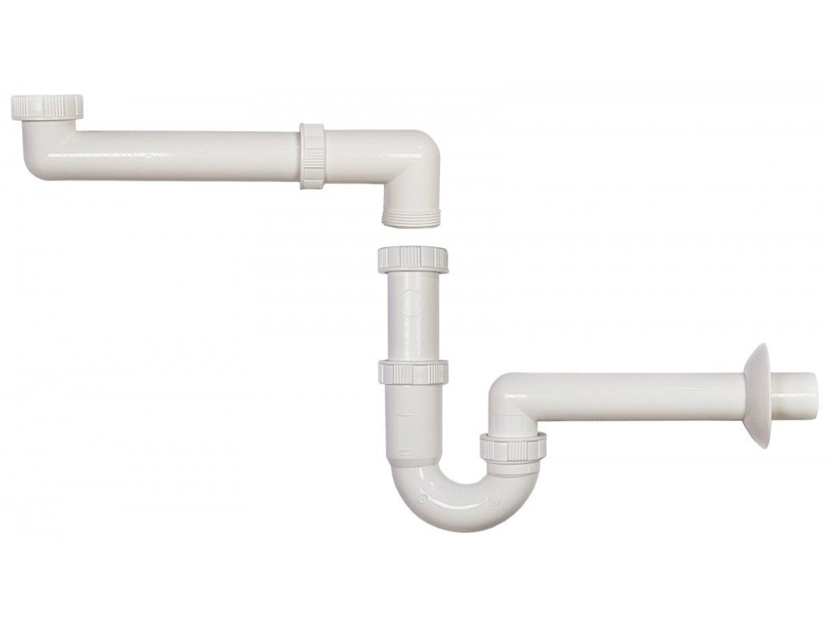 Příslušenství k drtičům EcoMaster Trubkový sifon 6/4" x 40 pro drtič