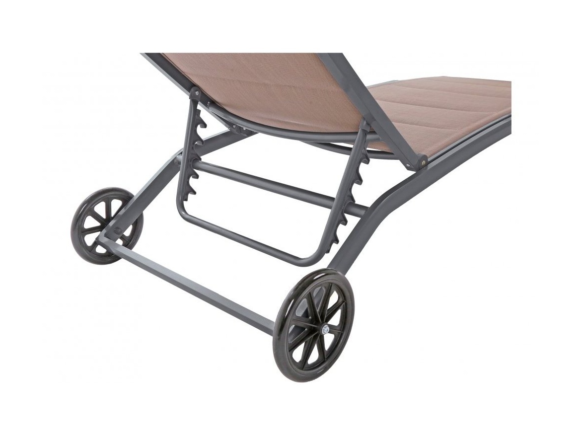 Home & Garden Zahradní lehátko Ibiza Alu Taupe / Grey