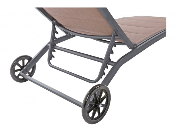 Home & Garden Zahradní lehátko Ibiza Alu Taupe / Grey