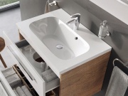 Ravak Umývadlo Chrome 80, s otvorom pre batériu, s prepadom