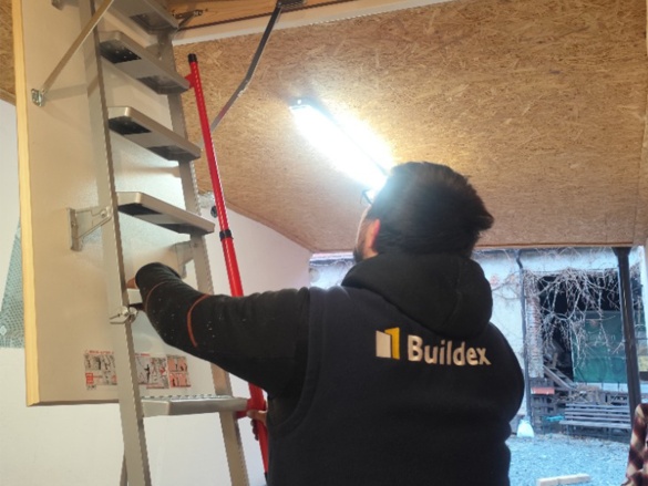 Padláslépcsők beépítése