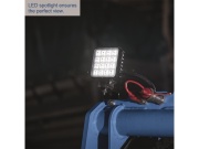 Hernyótalpas csúszókormányzású rakodógép Scheppach MKL 730 - pásový smykový nakladač