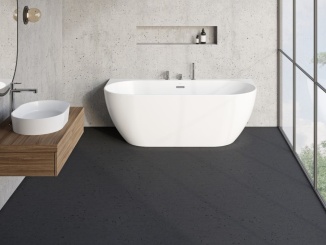 Ravak – Ravak PU 026.20BL Vaňová 3-otvorová batéria na okraj vane so sprchovým setom, čierna