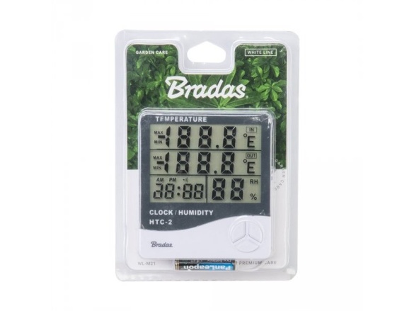 Bradas Vnitřní meteorologická stanice Bradas WHITE LINE s venkovním teplotním senzorem