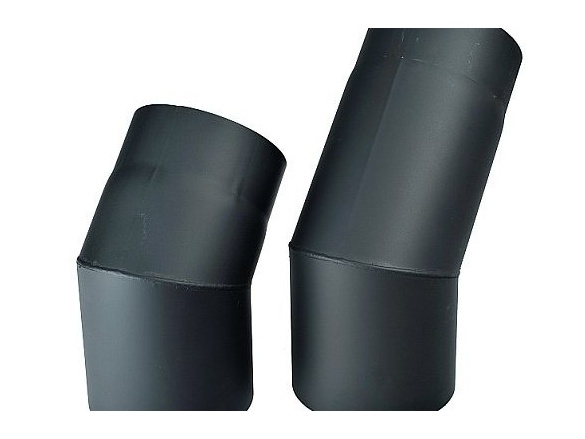 Koleno kouřové Kovokraus 150mm / 45° silnostěnné