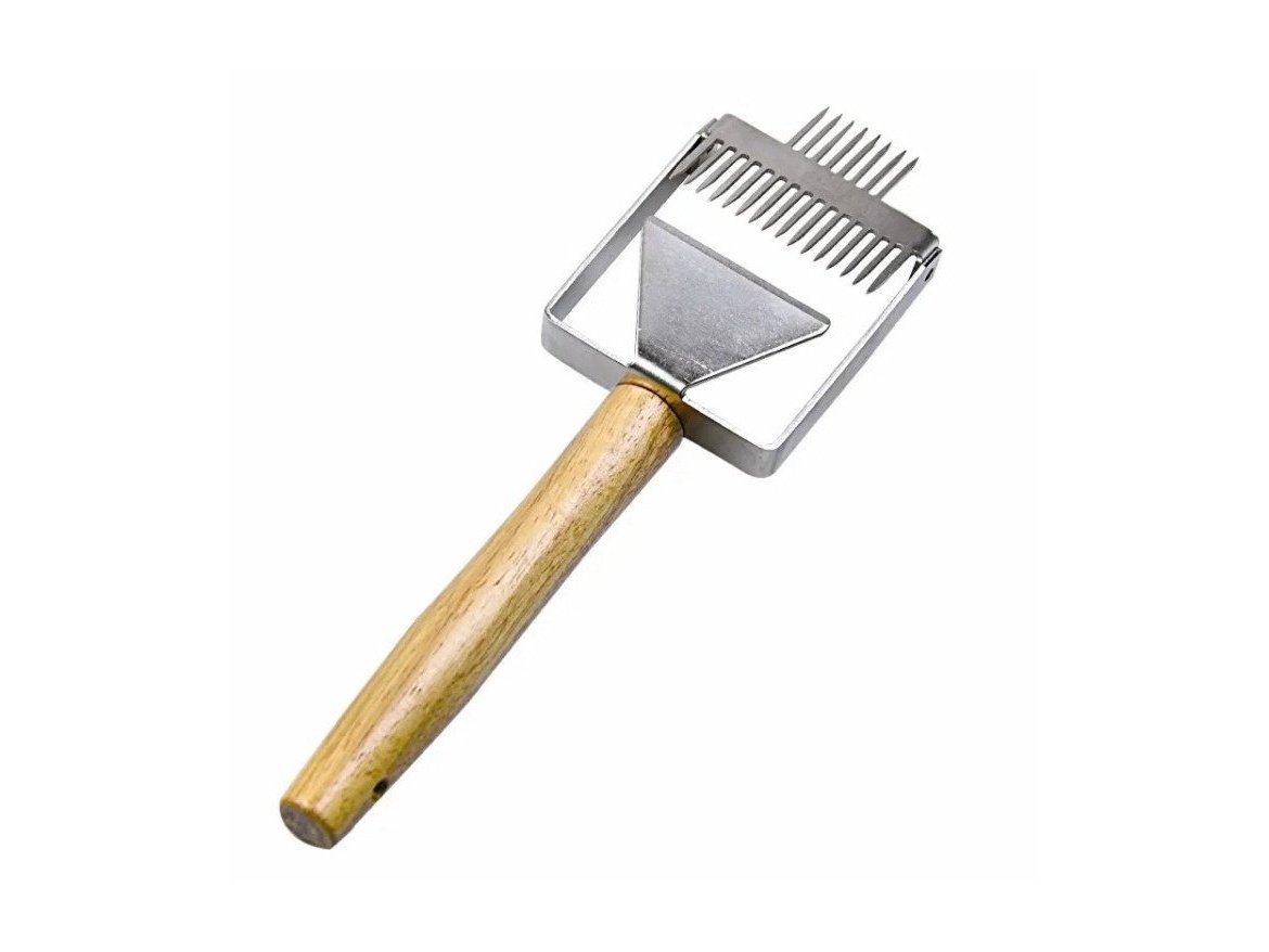 Scobax Odvíčkovací vidlička dřevěná