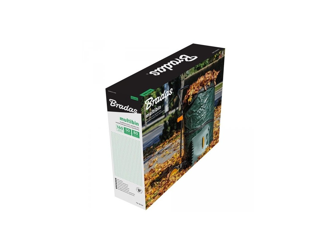 Bradas Zahradní multifunkční koš Multibin 160l