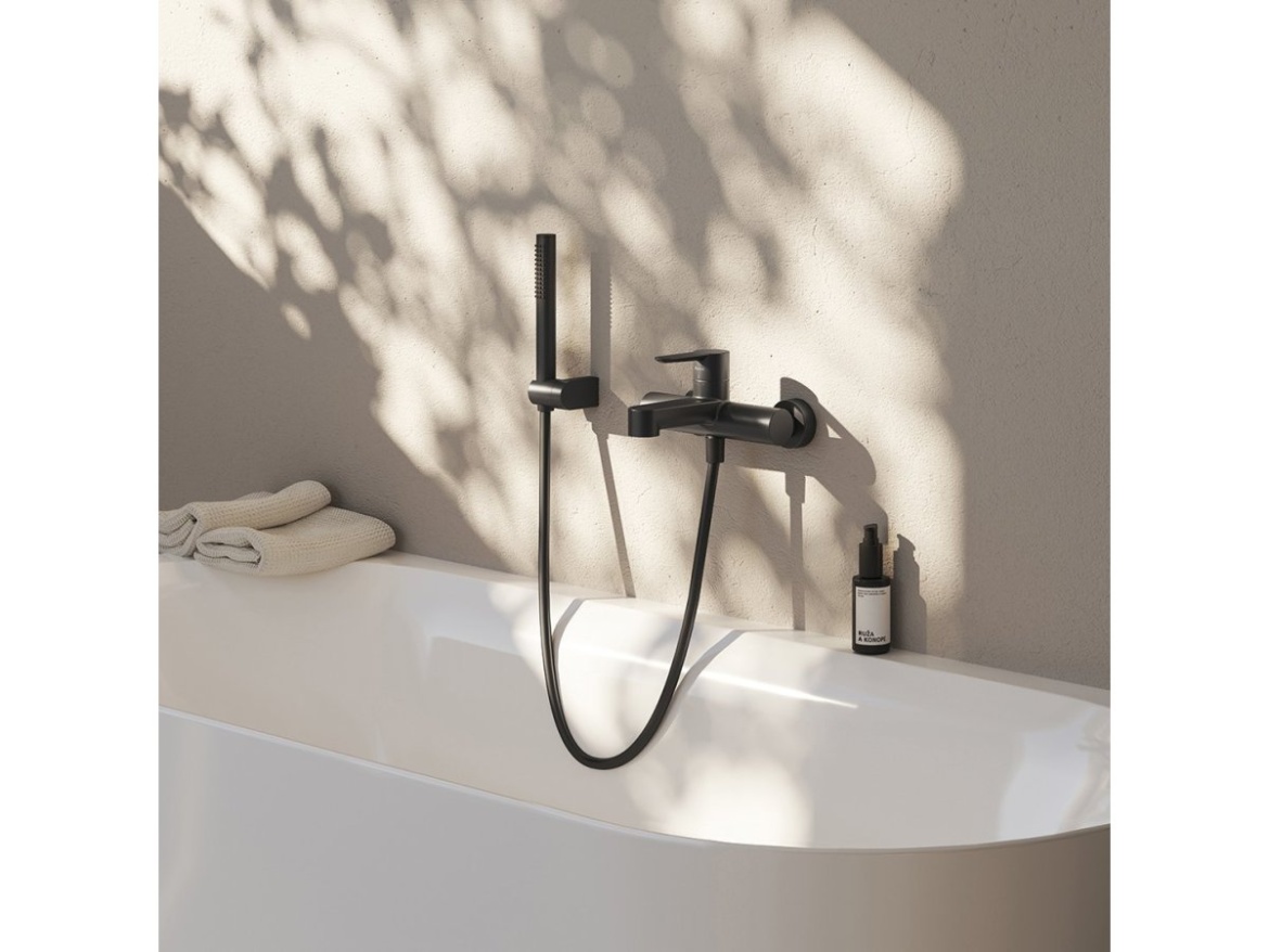 Ravak 611.20BLM Držák sprchy, polohovatelný, Black Matt